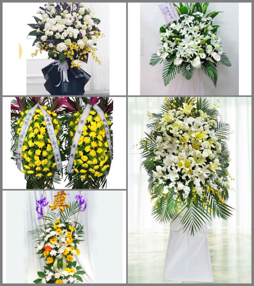 云南普洱西盟县翁嘎科乡白事花篮预定